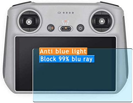 Vaxson 3-Pack Anti Anti Blue Light מגן, תואם ל- DJI RC RM330 TPU מדבקת מגני מגני [לא מזכוכית מזג]